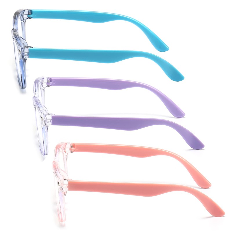 FANNYGO 3 Pack kids Blue Light Blocking Glasses for girls