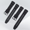 Waterproof Natural Resin Replacement Watch Band for Casio AQ- S800W