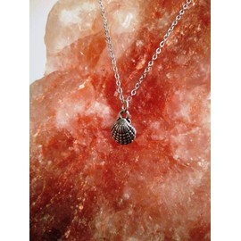 Shell Necklace, Surfer Pendant Gift, Life's a beach