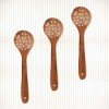 Eisinly Teak Wooden Spoons Spatula Set For Cooking Utensils Non