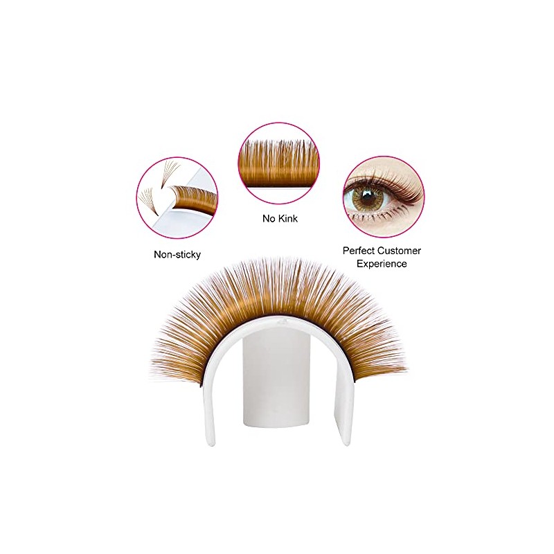 Volume Lash Extensions 0.07 D Curl Easy Fan Volume Lashes
