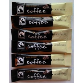 100 Lichfields Individual Rich Roast Coffee Stick Sachets