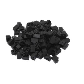 iexcell 125 Pcs Black Silicone Ethernet Hub Port RJ45 Anti-Dust Cover Cap Protector Plugs Stoppers for RJ45 Female Port Devices