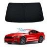 BESTVIEW Windshield Sun Shade Compatible with Ford Mustang 2015-2024, Foldable