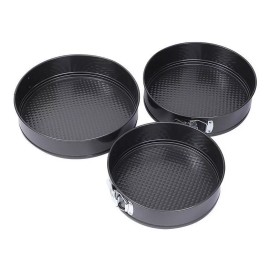 BOSSCO Moldes Pasteles Repostería Desmontables Para Tartas 3 Piezas