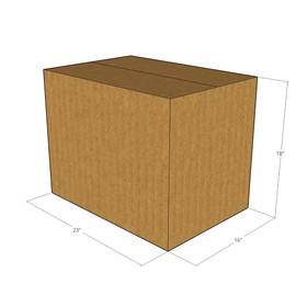 E1 Packaging 23" x 16" x 18" Corrugated Boxes 32 ECT (Pack of 10-23x16x18) | Quality Moving Boxes. Great for Shipping Boxes for Business, Office or Home.