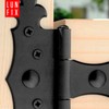 170 x 300 x 2 mm Triangle Hinge Black Steel