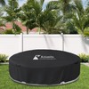 Krismile Solar Stock Tank Pool Cover,Heavy Duty All-Weather Protection 8Ft