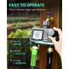 RAINPOINT Sprinkler Timer 2 Outlet, Water Timer for Garden Hose,