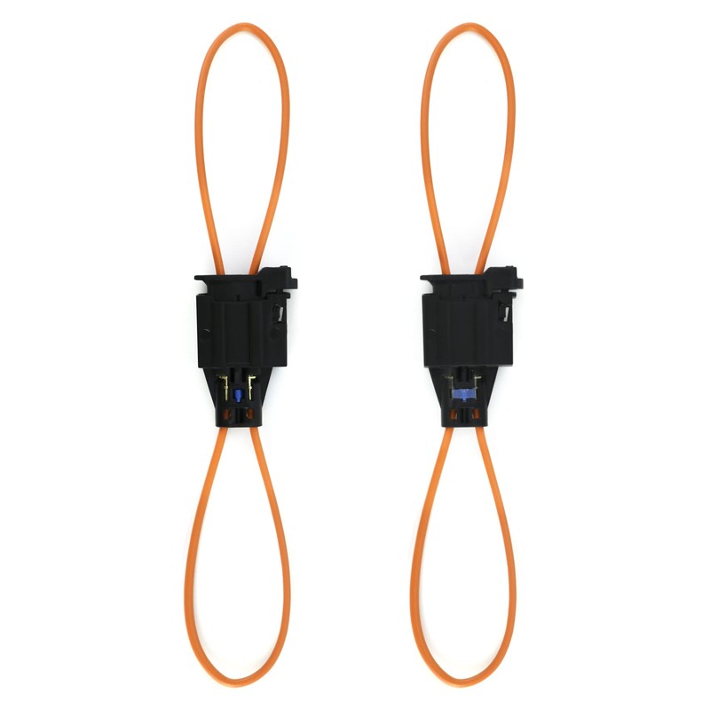 QWORK® 1 Set Automotive Fiber Optic Loop Bypass Female Adapter