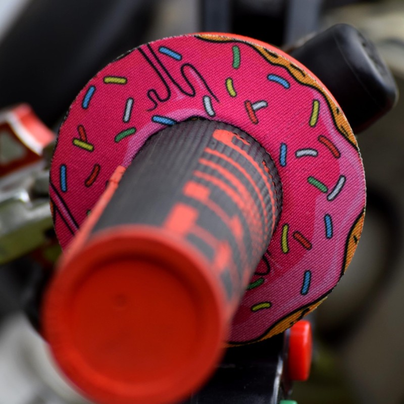 Pink Doughnut - Gripdonuts.com® Premium MX BMX Dirt Bike Motorcycle