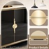 Wobekuy Pack of 2 Cabinet Handles Gold Handles for Kitchen