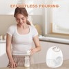TOPCHANCES Hands Free Breast Pump,Wearable Breast Pump Electrical 4 Modes