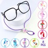 YETOOME 8 PCS Kids Glasses Strap Unicorn Rainbow Anti-slip Eyeglass