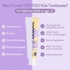 Fluoride Free Kids Toothpaste Hydroxyapatite Xylitol Grape 4.2oz