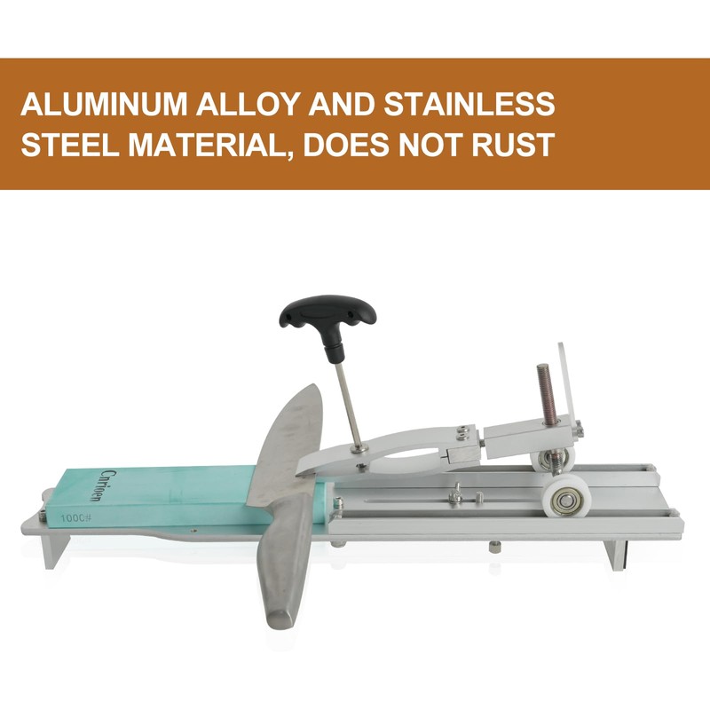Cnrioen Whetstone Knife Sharpener Tool, Kitchen Sink Diamond Sharpening Stone