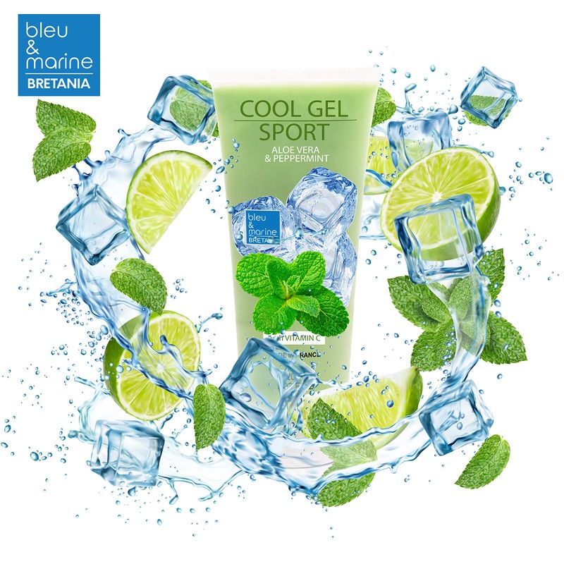 Cooling Sport Ice Gel and Aloe Vera Peppermint 200 ml