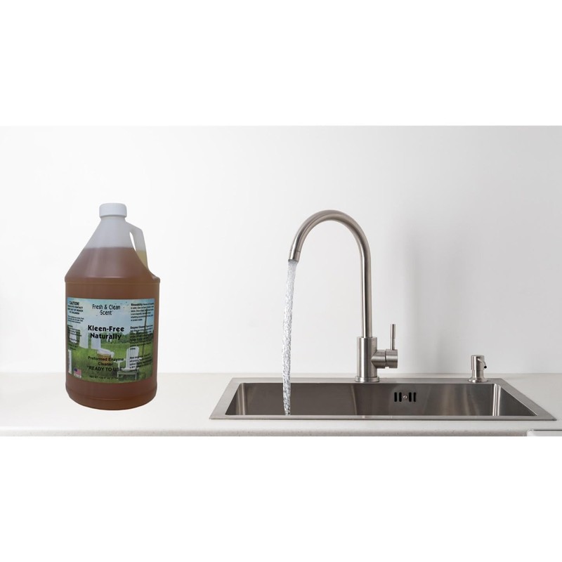 Kleen Free Naturally Preformed Enzyme Cleaner, Enzyme Solution, Multi-Purpose Cleaner,