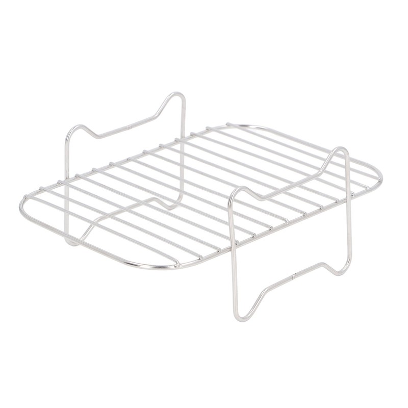 Double Layer Baking Grill Stainless Steel Dishwasher Safe Heat Evenly