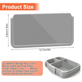 3Pcs Lunch Box Insert Divider Compatible with Bentgo Modern, Divider Insert for Bentgo Lunch Box – Large Bento Accessory(Pop)
