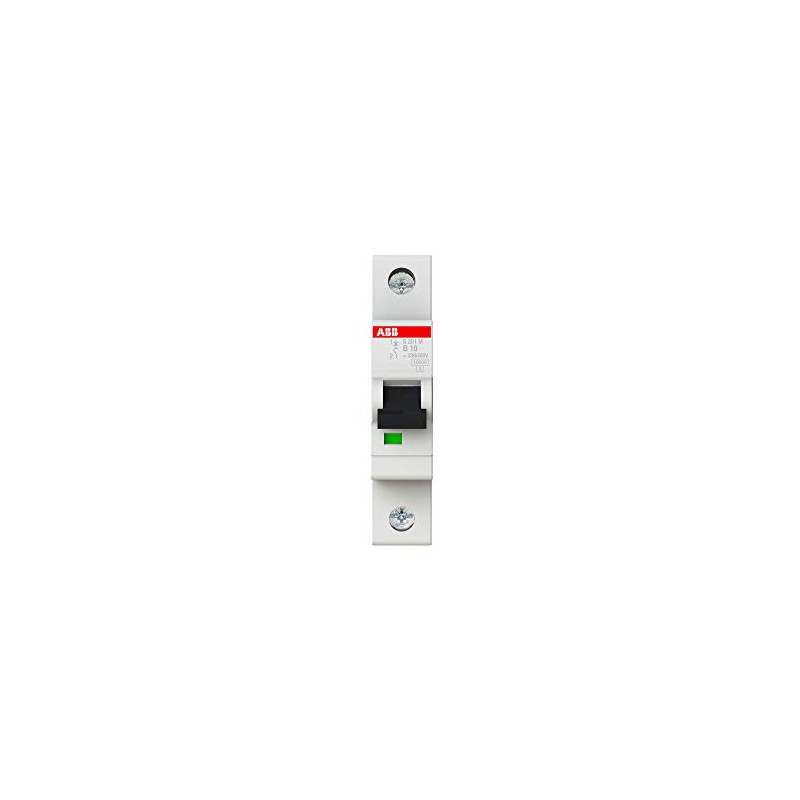 ABB S200M MCB Circuit Breaker Type B, 1-Pin 10A 253V,