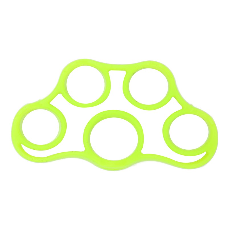 10Pcs Finger Exerciser 6.6LB Green Soft Flexible Silicone Portable Skin