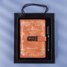 Francisco® Agenda De Cuero Con Candado; Diario Organizador Personal