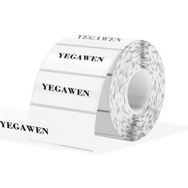 Transparent Clear Thermal Labels, 2 x 1 Inch Printable Transparent Stickers for Small Businesses, Logo Design- Self-Adhesive Direct Thermal Labels- 200 Sheets