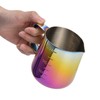 350ml Colorful Stainless Steel Coffee Milk Frothing Jug Garland Cup