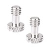 CAMVATE 1/4"-20 Slotted Screw for Quick Release Plate (2 Piece)