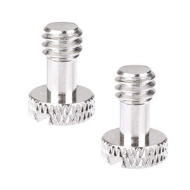 CAMVATE 1/4"-20 Slotted Screw for Quick Release Plate (2 Piece)