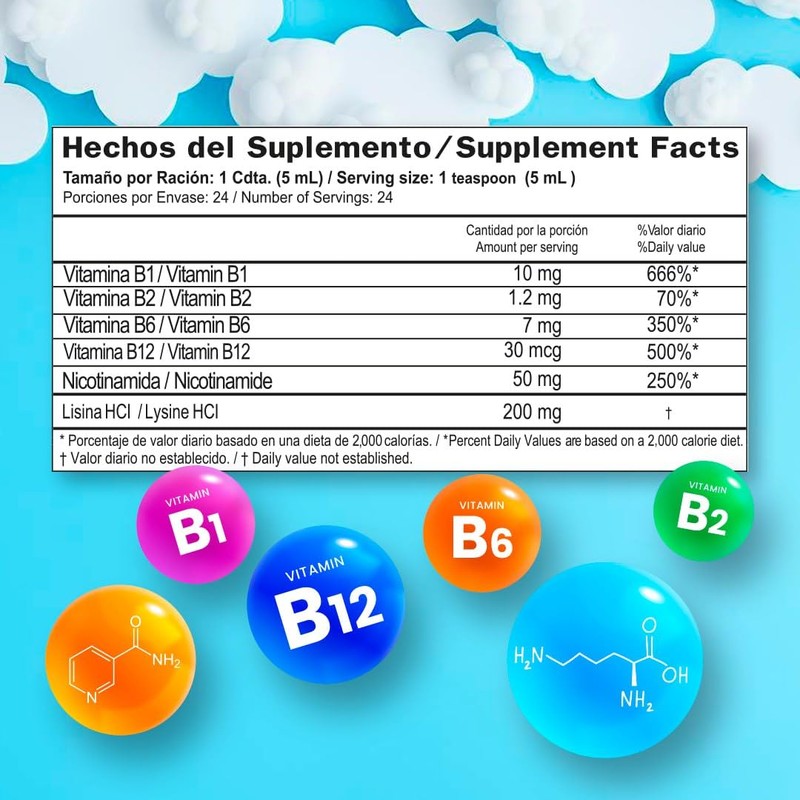 Gelnorex Children's Vitamin B Supplement Syrup 4oz