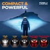 Foxelli Rechargeable LED Headlamp - Super Bright, Lightweight, and Comfortable