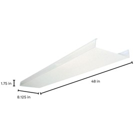 Lithonia Lighting 4 Foot Replacement Acrylic Diffuser Lens, Clear Prismatic Replacement Cover for 48-Inch SB Series Narrow Body Square Wraparound Ceiling Light Fixture for Shop Lights