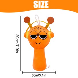 WELLXUNK Sprunki Plush Toy, Sprunki Plush Toy, Funny Sprunki Plushies, Sprunki Wenda Plush, Sprunki Simon & Wenda Plush Toy, Sprunki Cartoon Plush Toy, Sprunki Cuddly Toy, for Fans Gift