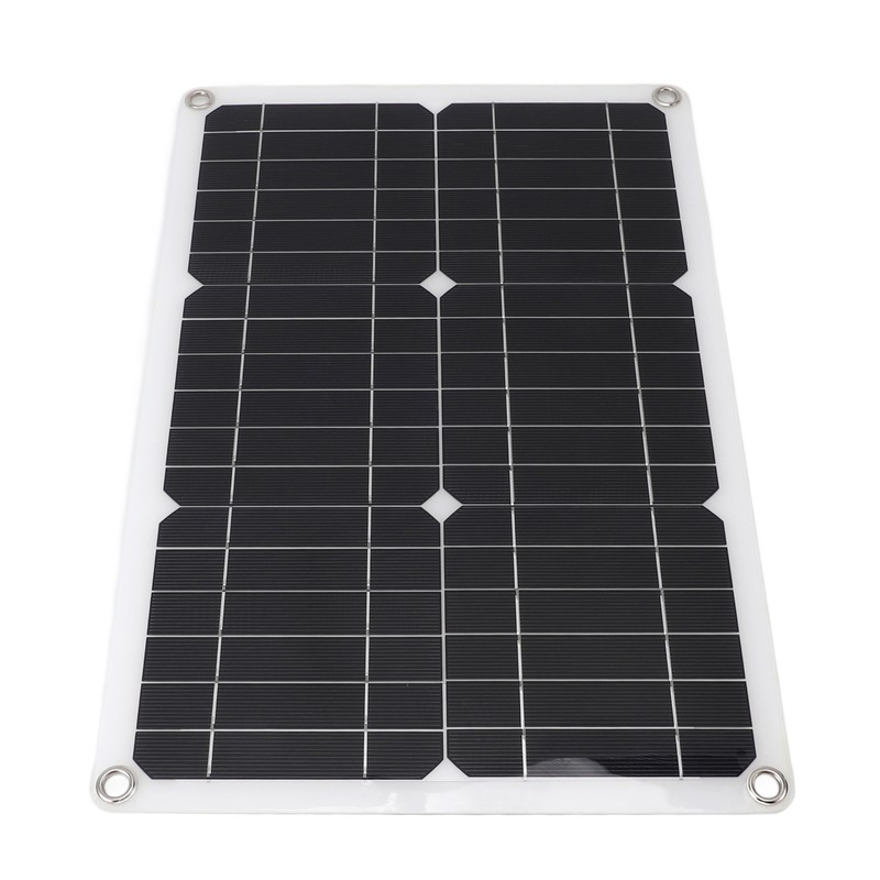 18V 20W Semi Flexible Solar Panel Monocrystalline High Efficiency Waterproof