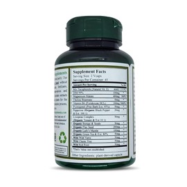 Green Organic Supplements Cyst, Breast Cyst, 90 VCaps, High Absorbable, Non-GMO, Gluten-Free (Pack of 3)