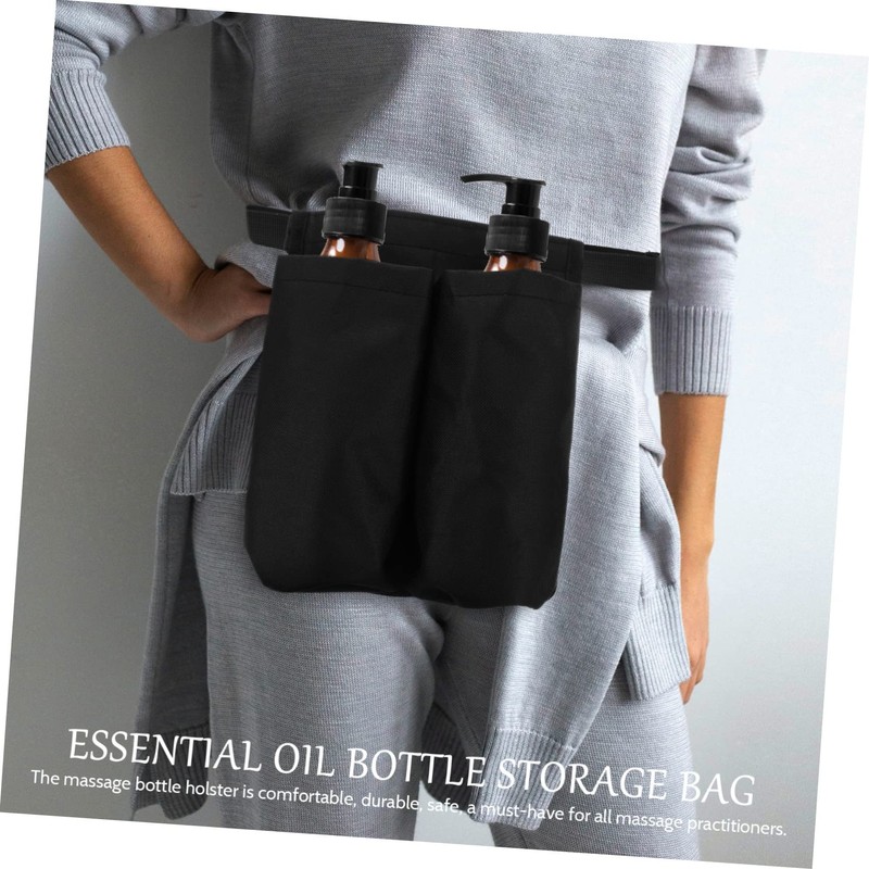 SUPVOX Massage Bottle Storage Pouch Essential Oil Carrying Bag Double
