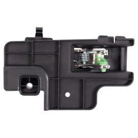 TRQ Driver Side Interior Door Handle Chrome Compatible with 2007-2009 Dodge Caliber 2008 Jeep Compass Patriot