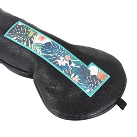 Black Golf Driver Club Headcovers Cover Floral Large No. Birdie