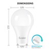 Ecoiot GU24 Dusk to Dawn Outdoor Light Bulbs,Light Sensor A19