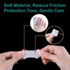 Povihome 10 Pack Big Toe Sleeves, Gel Toe Protectors, Gel