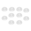 10Pcs Footswitch Toppers Clear Transparent Universal for Guitar Effects Pedal