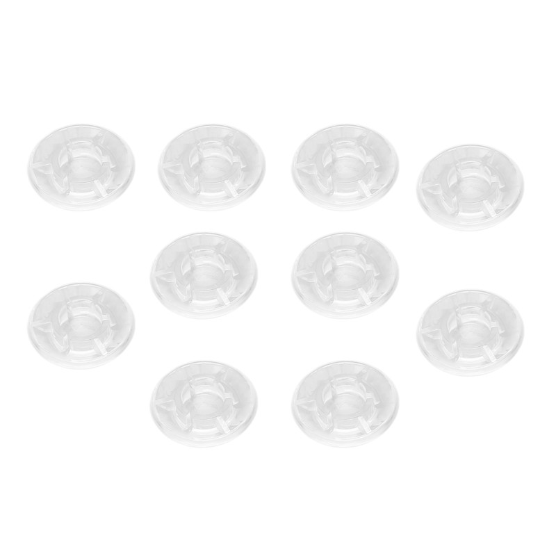 10Pcs Footswitch Toppers Clear Transparent Universal for Guitar Effects Pedal