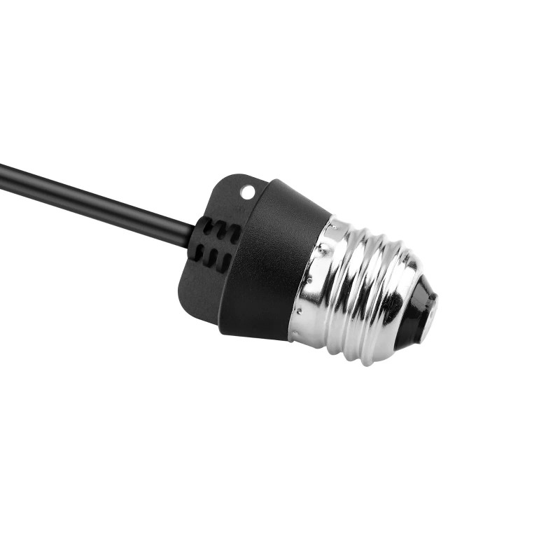 ABLEGRID 3 Outlet Light Socket Adapter E26/E27 Bulb Socket to