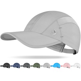 YANIKY Quick-Dry Running Hat for Men & Women Cooling Hat UPF 50+ Thin Baseball Cap Lightweight Breathable Mesh Sport Hats