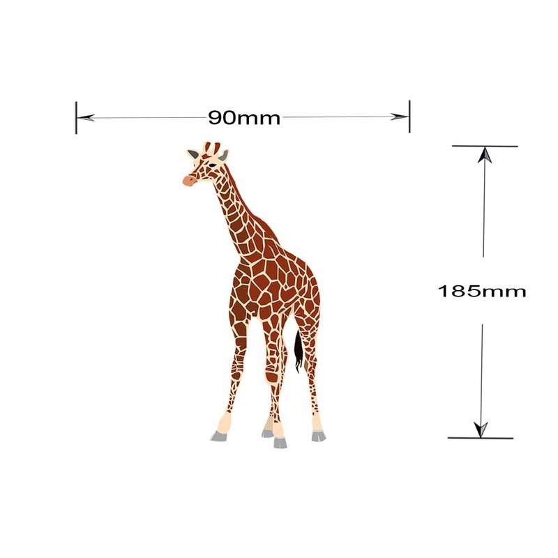 AK Giftshop Giraffe Bunting Party Decorations - 12pcs / 2.5m