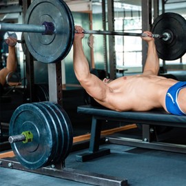 1 Inch Barbell Clamps Clip, Chetexus Quick Release Locking Barbells Pro Workout Weight Collar Clips Lock Weights Plates 1'' Diameter Standard Bar for Weightlifting Fitness Training (Blue)