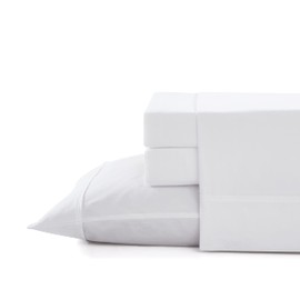 Tommy Bahama - Queen Sheets, Organic Cotton Bedding Set, Softens with Each Wash (TB T200 White, Queen)