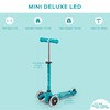 Micro Kickboard - Mini Deluxe LED - Three Wheeled, Lean-to-Steer